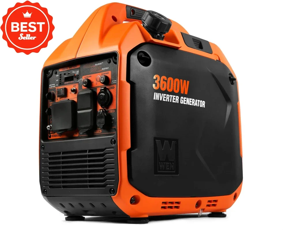 

Quiet and Lightweight with Fuel Shut Off ,Portable Inverter Generator 3600-Watt, RV-Ready
