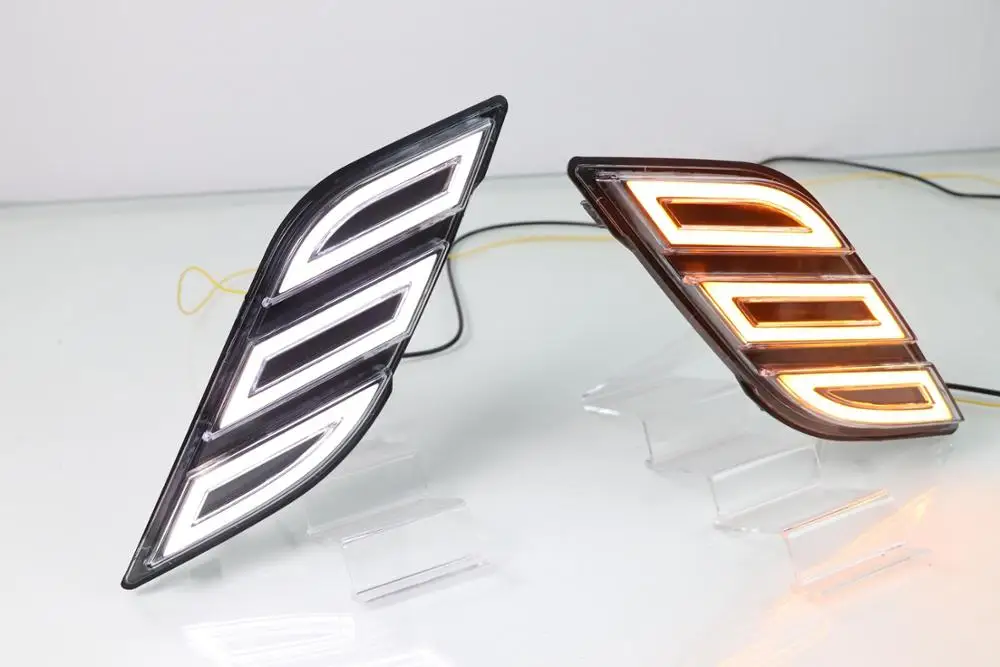 

2pcs car bumper headlight for Ford Raptor F-150 fog light 2016~2018y Headlamp director turn lamp for Ford Raptor fog lamp F150