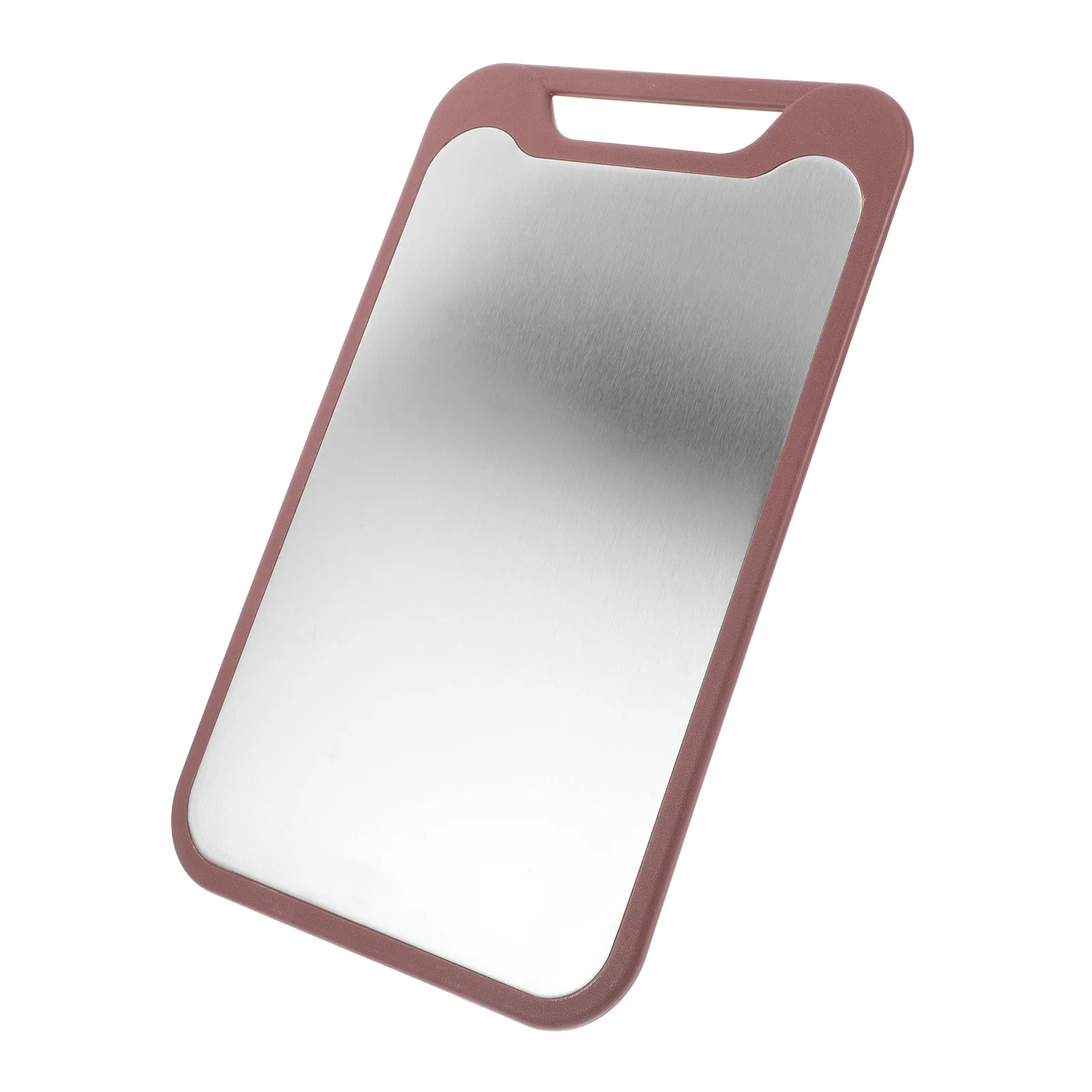 

Stainless Steel Cutting Board Double-surface Chopping Sided Bread Fruit Food Prep Block Double-sided