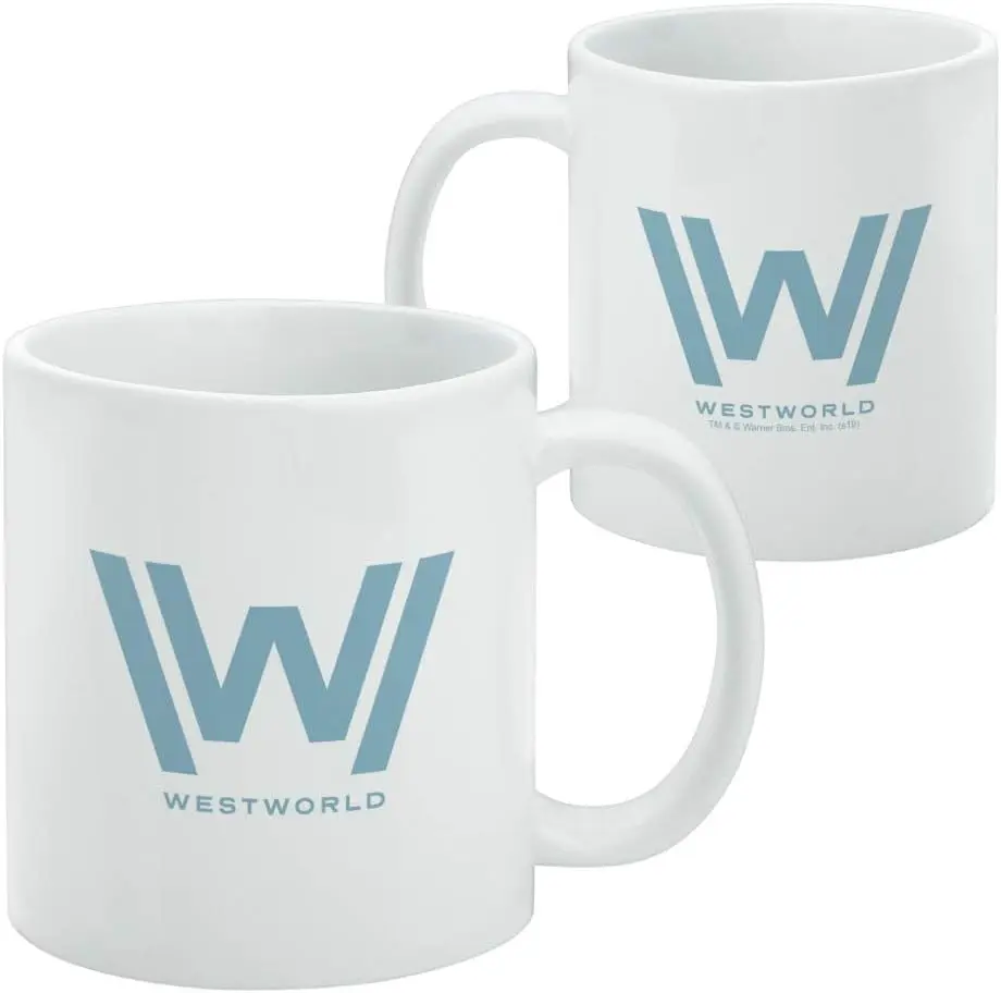 GRAPHICS & MORE Westworld Logo Ceramic Coffee Mug, Novelty Gift Mugs for Coffee, Tea and Hot Drinks, 11oz, White