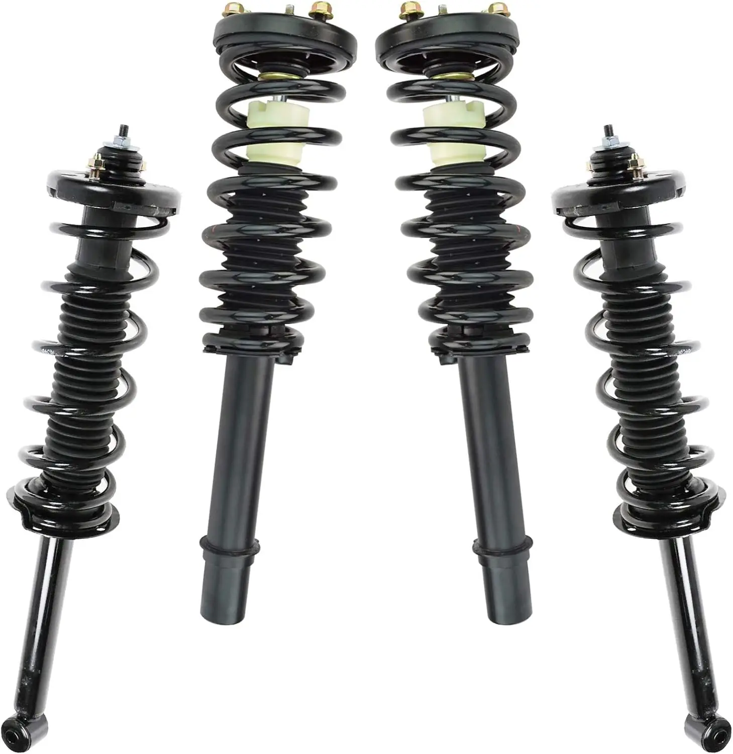 

Комплект передней и задней стойки и винтовой пружины в сборе с сторонами водителя и пассажира, совместимый с Honda Accord 03-07