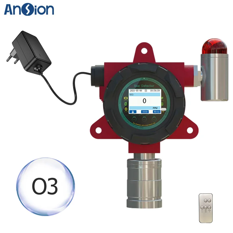 

Industrial Ozone Detector Fixed O3 gas detector Ozone gas sensor monitor 0-20ppm CE ATEX Approval