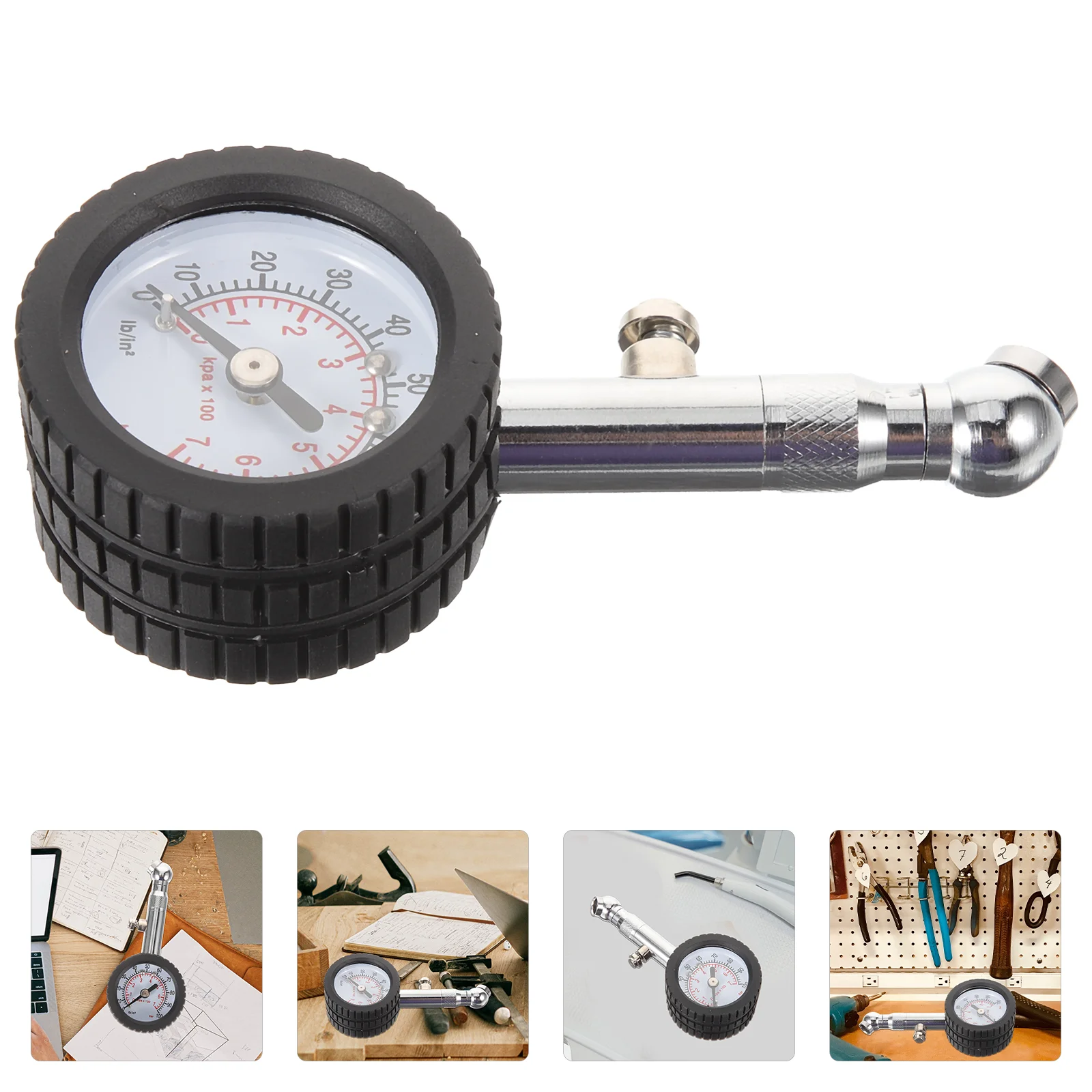 

Digital Display Tire Pressure Gauge Pressure Tester Car Tire Pressure Measuring Device(0-100psi)