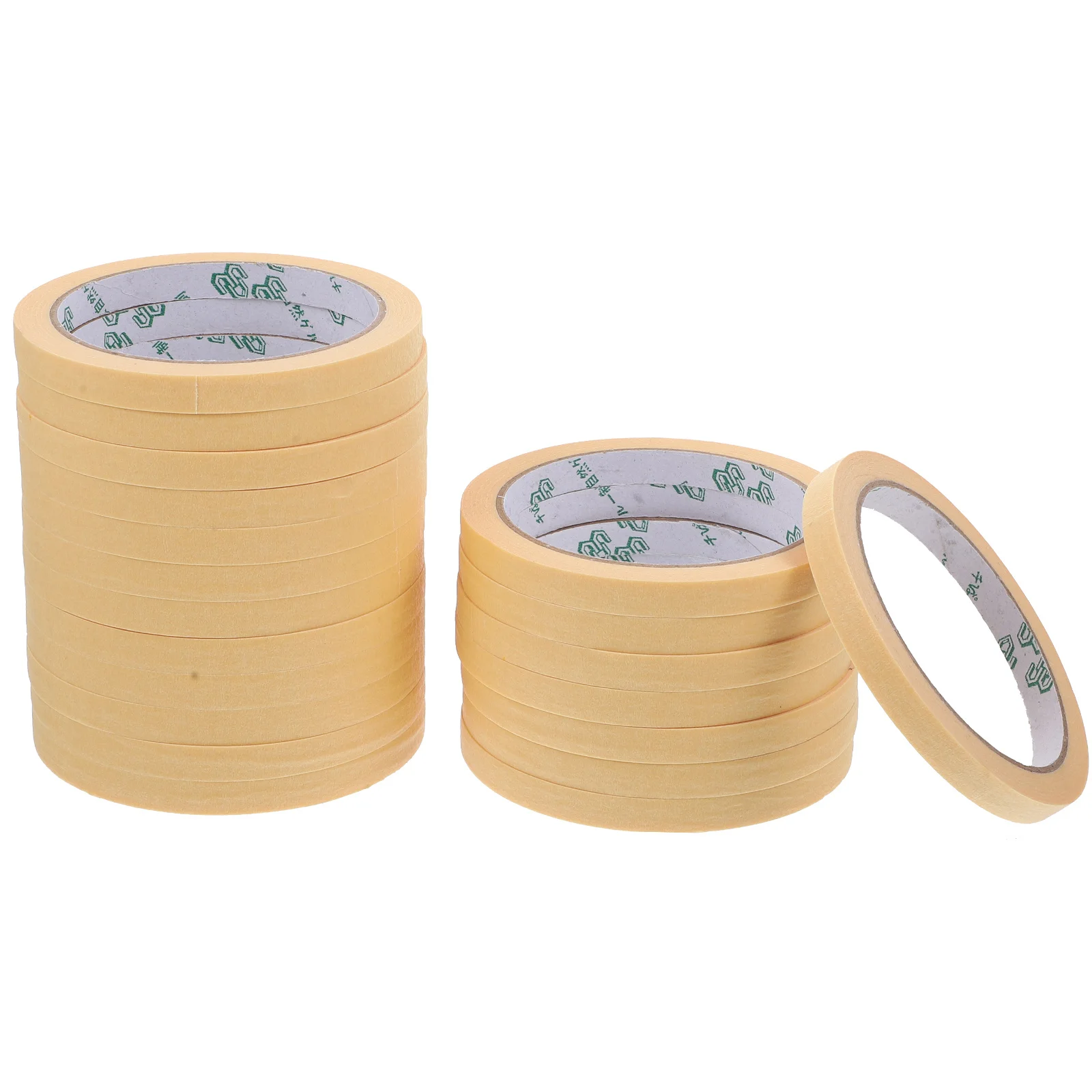 

20pcs 20 Rolls Paper Solid Color Adhesive Craft For Clothes Labeling Decorative Masking Tape Drafting Tape For Stationery