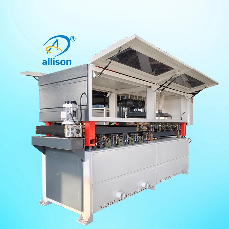 Easy-to-Operate and Bottom Double Sided Wide Belt Sander for Woodworking with Core Components Motor 15kw Power