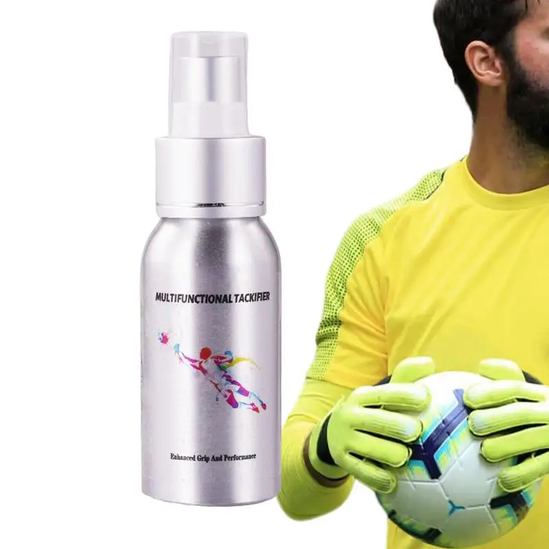 

Football Grip Spray 50ml Goalie Glove Spray Goalkeeper Tackifier For All Sports Gloves Goalie Glove Glue Grip Enhancer