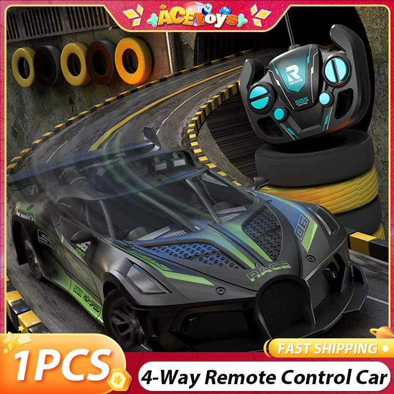 リモートコントロールカー柔軟な安全な 4 ウェイ美容スムーズな高速頑丈なレーシングカーのおもちゃモデル