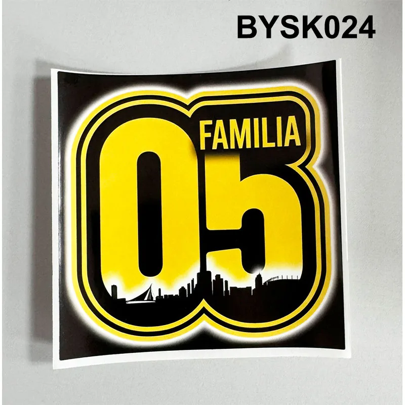 8 types 9*9cm La Familia LF2005 Beitar Decoration Stikers for Bag Cup Wall Fridge BYSK024-37 (Group ΙV)