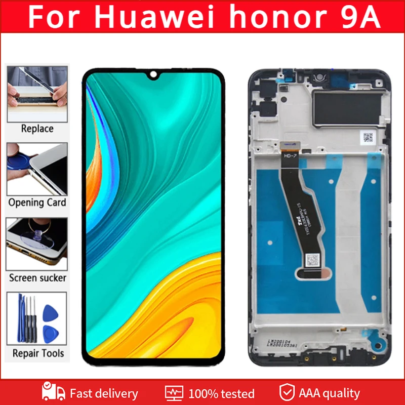 

6.3" IPS For Honor 9A MOA-LX9N LCD Display Touch Screen Digitizer Assembly