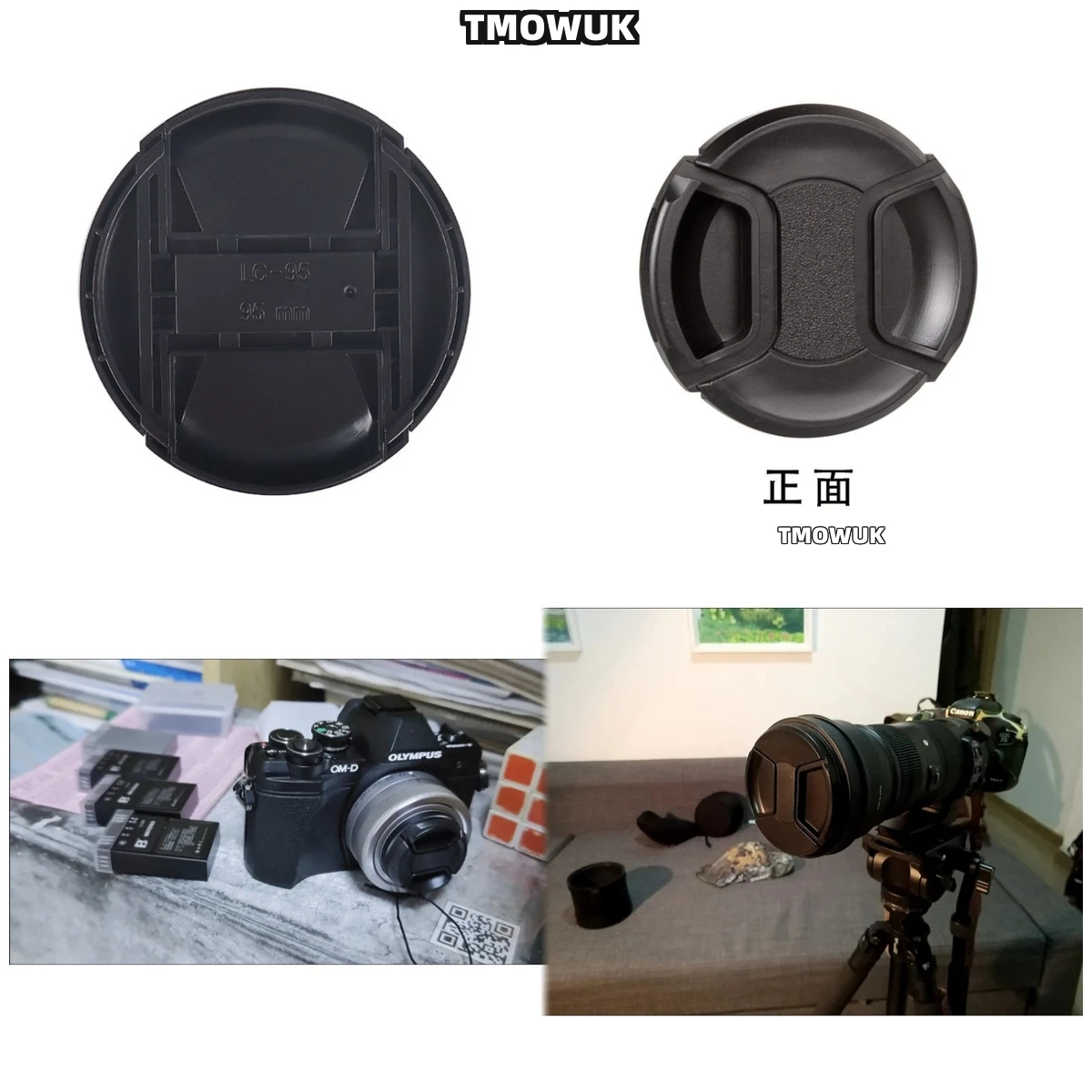 

For Canon EOS R10 R30 60D 90D 200D2 M200 Rebel T3i 450D Camera Lens Cap Protective Cover Center Pinch Snap-on 49mm 52 55 58 62 6