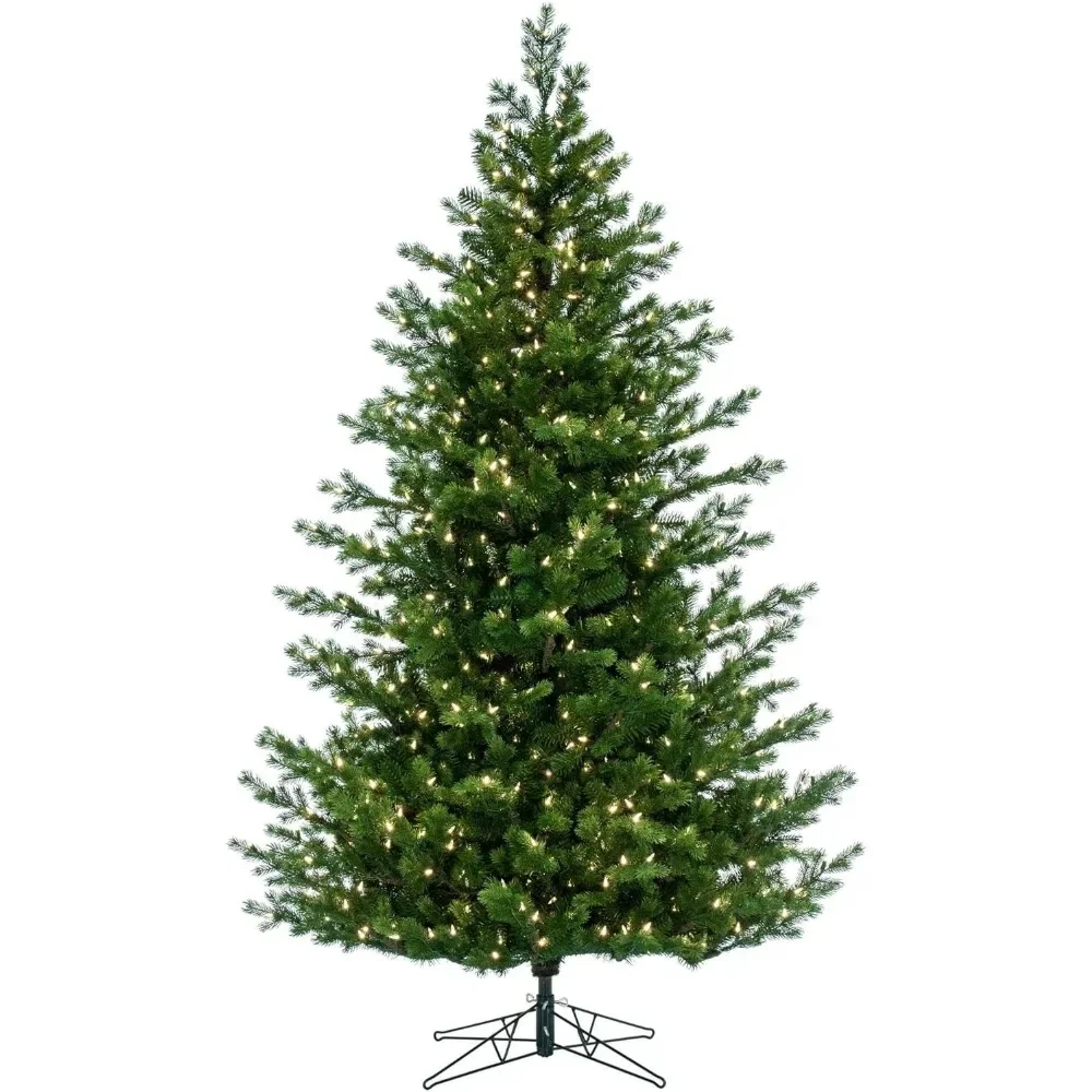 9' Artificial Christmas Tree,  Lifelike Indoor Seasonal Home Decor - Maintenance Free Faux Fraser Fir Christmas Tree