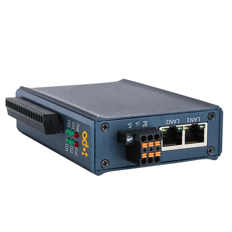 

Modbus RTU/ASCII to Modbus TCP gateway with 4 Serials Port and 2 Ethernet Ports S4E2