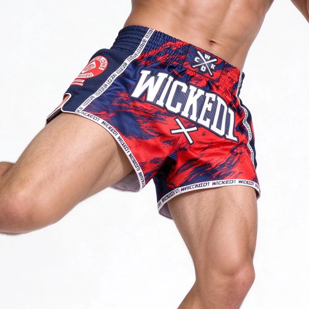 Liquidación a Bajo Precio (Mientras Duren las Existencias) Pantalones de Muay Thai, Pantalones Cortos de Combate, Pantalones Cortos de Boxeo para Entrenamiento de Fitness y Sanda