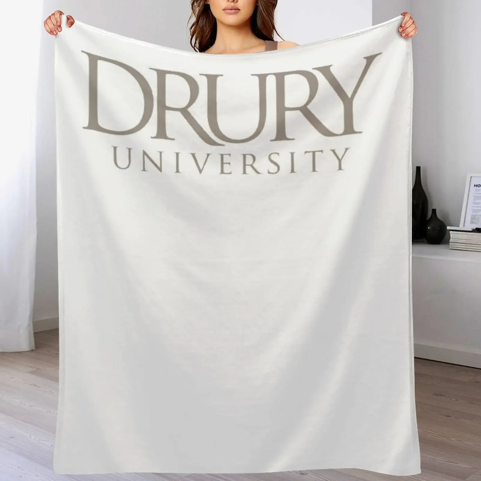 Drury University Classic Throw Blanket Custom Camping Blankets