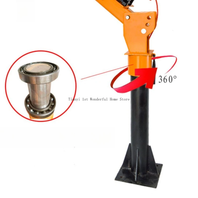 Industrial Manufacture Lifting Cranes Warehousing Equipment Business Handling Lifting Cranes Portable Grúa MH40QZJ view 3