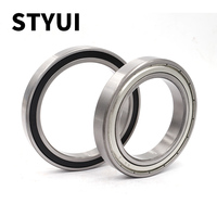 2Pcs Deep groove ball thin-walled bearing 6800 6801 6802 6803 6804 6805 6806 6807 6808 6809 6810 ZZ RS