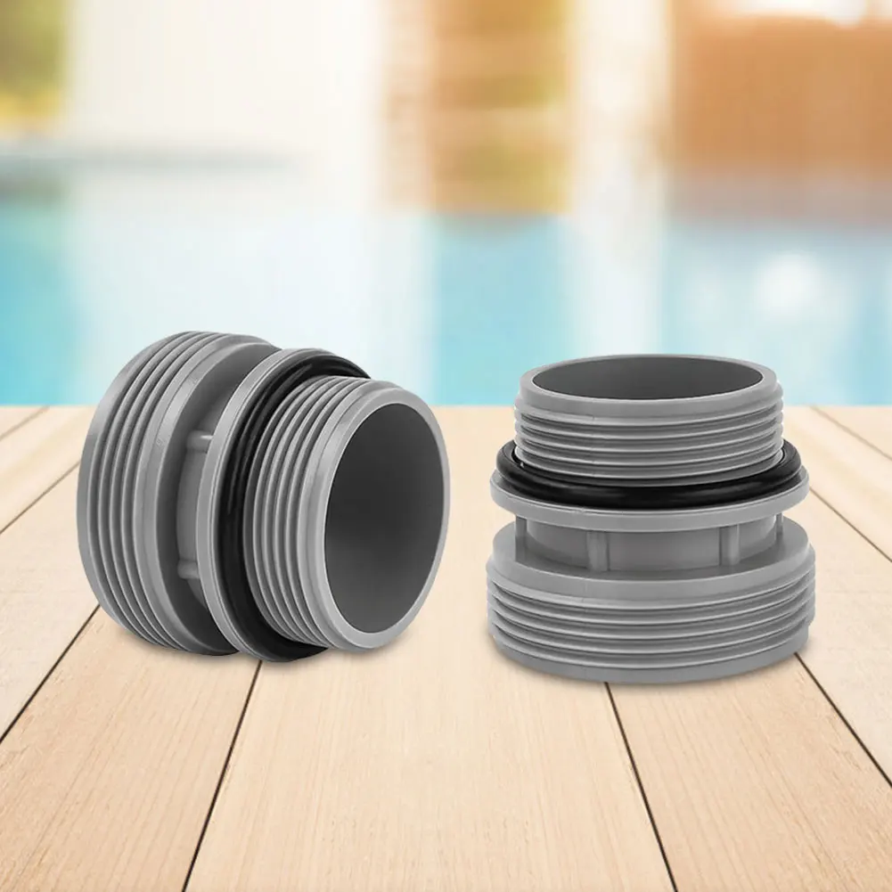 4 Pack Pool Pump Connector with Clamp Washer Pool Hose Conversion Adapters Pool Pump Adapter Hoses Conversion Replacement Parts