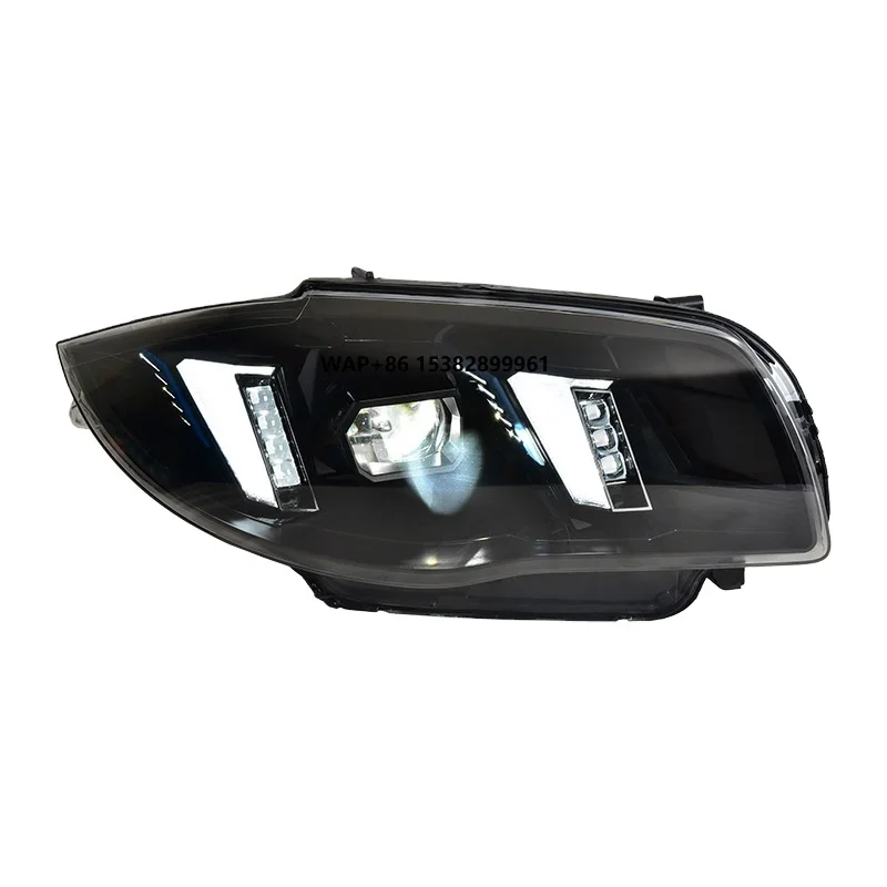 

Car Styling Head Lamp for 1-series E87 2007-2011 Headlight Assembly LED DRL Projector Lens Dynamic Accessories