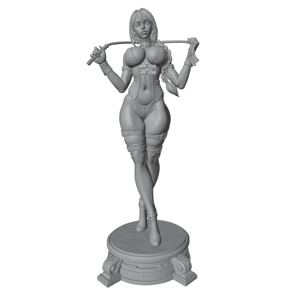 1/24 75mm  NSFW Sexy Girl Resin Model Kits GK Miniature 3D Printed Gray Model Figurine DIY Doll Model Unassembled And Unpainted