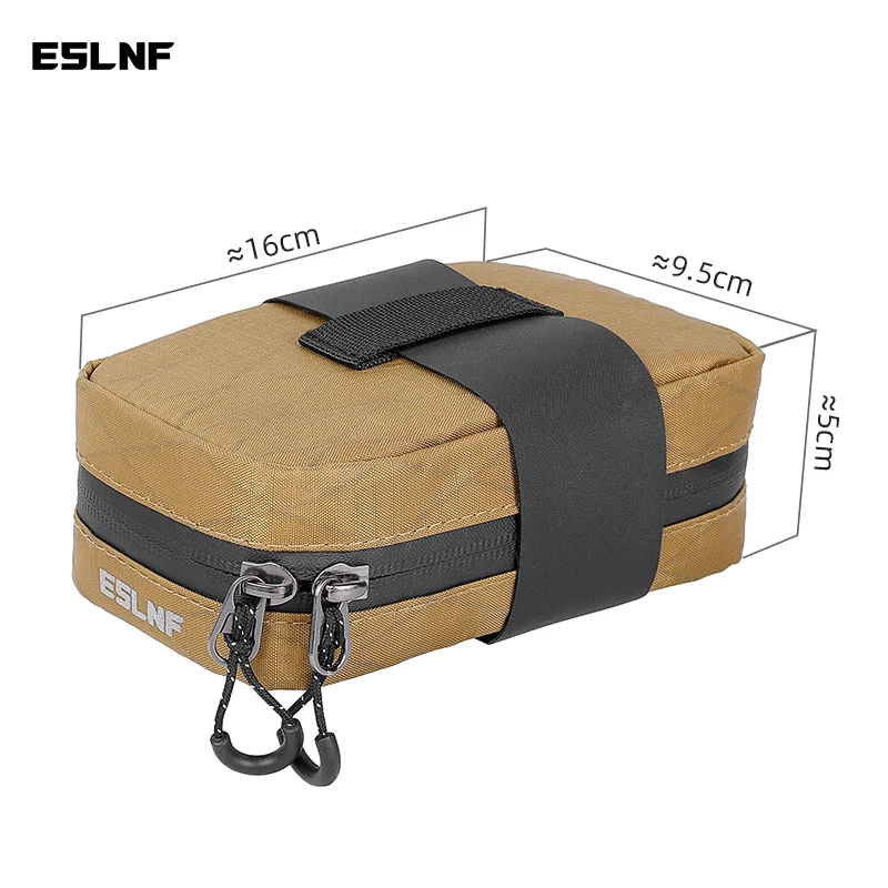 AliExpress ESLNF Quick Locking Bike Saddle Bag Waterproof Portable Road Bicycle Rear Bag Ultralight MTB Storage Bag Bike Accessories
