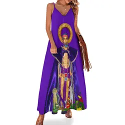 New San Lazaro Babalu Aye Cuba Santeria Sleeveless Dress Dresses gala dresses summer Summer women's clothing