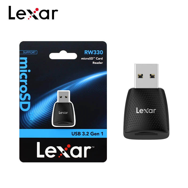 yZ[zIWi Lexar 330U USB 3.2 Gen 1 J[h[_[T|[g}CN SD J[hAJ[h[_[ MicroSDHC/MicroSDXC