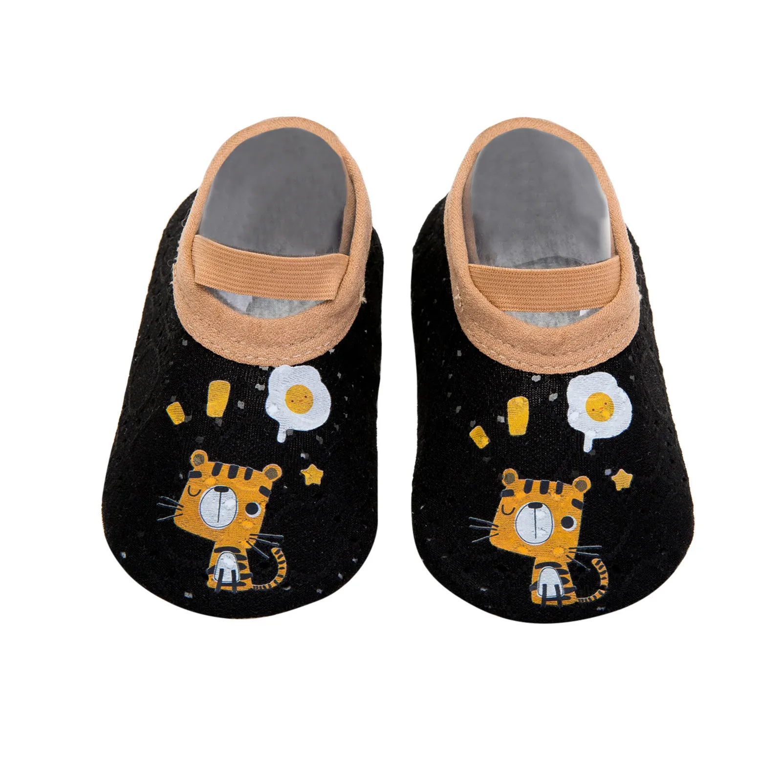 

Baby Boys Girls Shoes Breathable Toddler Cartoon Non-skid Indoor Kid Floor Slipper Infant First Walker Child Cotton Knitted Shoe