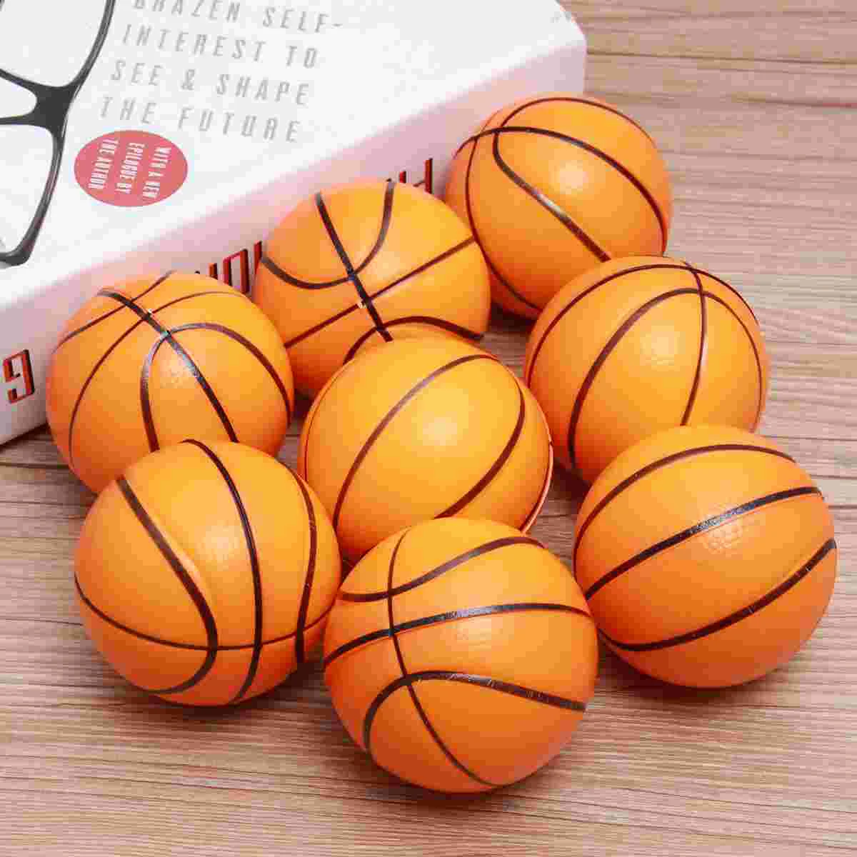 20 piezas juguetes de destreza favor baloncesto pelotas antiestrés Mini deportes apretar pelotas de baloncesto suaves entretenimiento interior