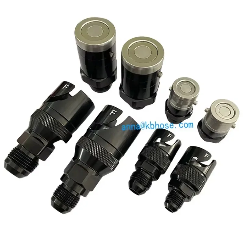 Hot Selling Brake Hose Brake Line 3an 4an 6an 8an 10an 12an Quick Release Disconnect Dry Break Fittings Adapter