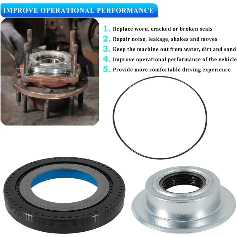 

Well Front Axle Vacuum Knuckle Seal & Outer Tube Seals Kit For Ford F250 F350 F450 F550 2005-2019 ,2017426 2014835 54983