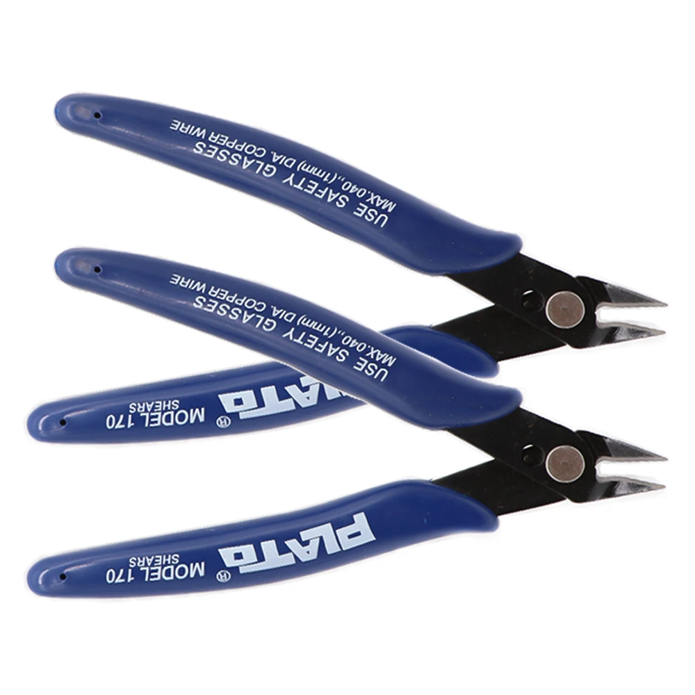 

Mini pliers 170 diagonal pliers Plastic Nippers wire and cable cutting side shears multifunctional home maintenance tools 5 inch