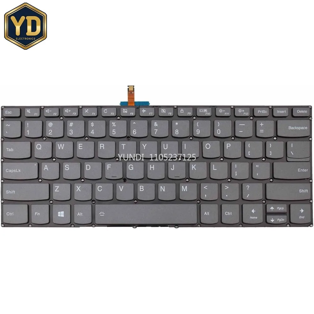 YD New Backlight Keyboard For Lenovo V14-ADA V14-ARE V14-IGL V14-IIL V14-IKB V14-IWL 120S-14IAP 130S-14IGM 320-14ISK 320S-14IKB