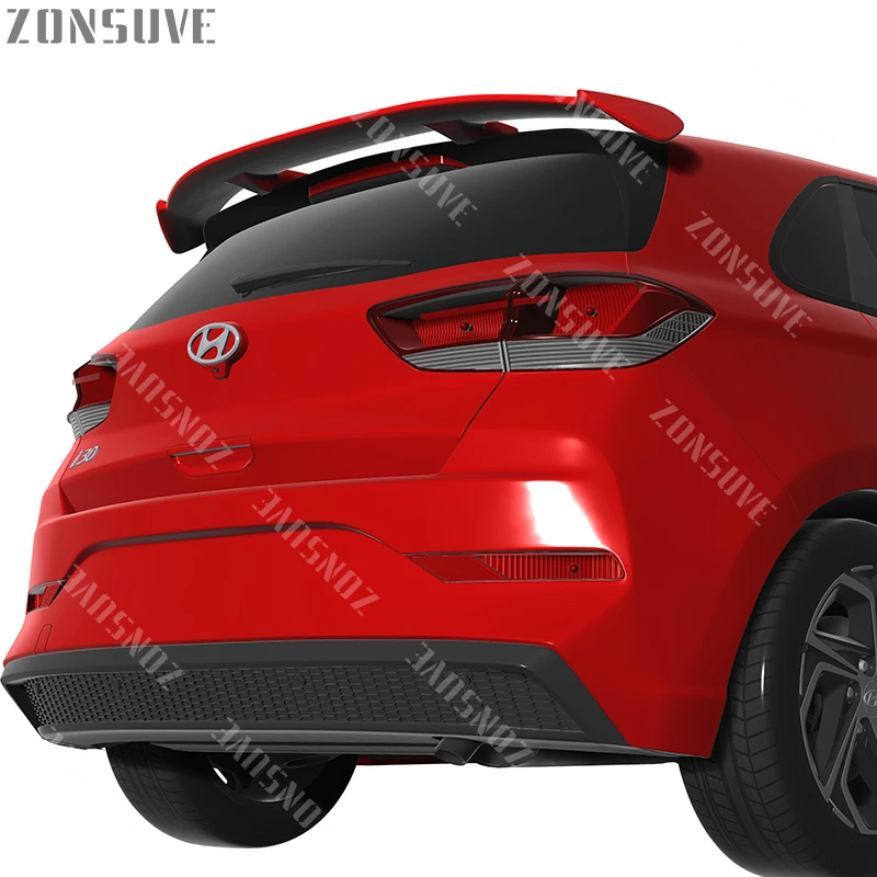 

For Hyundai i30 Spoiler Rear Roof Wing Body Kit Accessories ABS Plastic