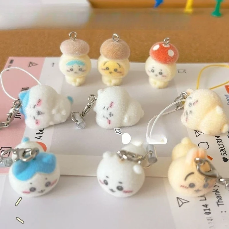 

Новый трендовый 3D-брелок для телефона Chiikawa Hachiware Usagi Kawaii в мультяшном стиле – отличный подарок друзьям