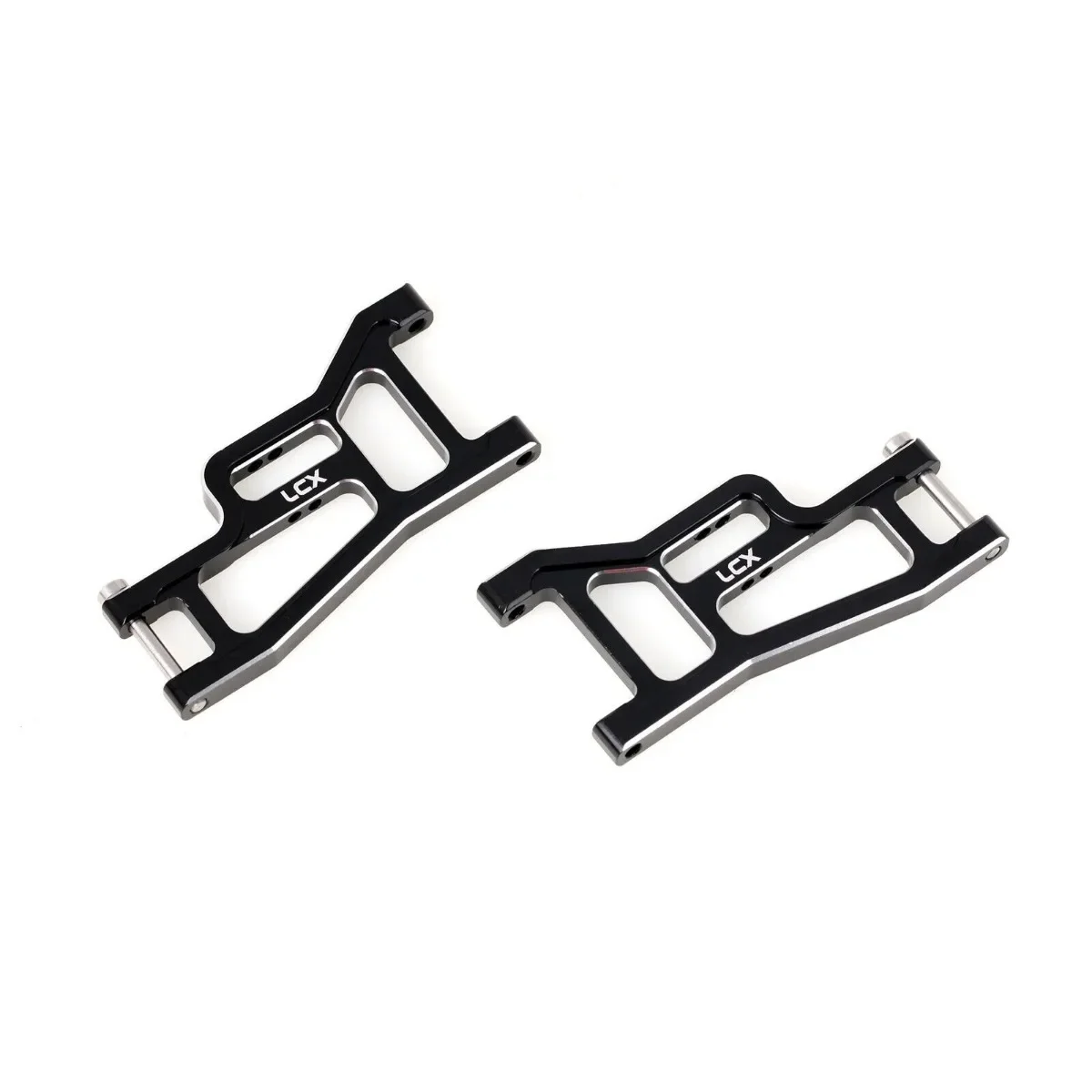 LCX Racing 1/10 RC Truck Aluminum Front Suspension Arm Set for Traxxas Drag Slash C10 F150 Upgrades Parts Accessories