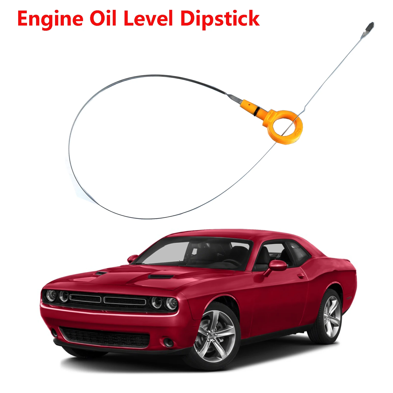 

1X For Dodge Challenger Charger 675mm 5.7L Hemi Engine Transmission Oil Level Dipstick 2009-2023 4792872AF 04792872AE 4792872AE