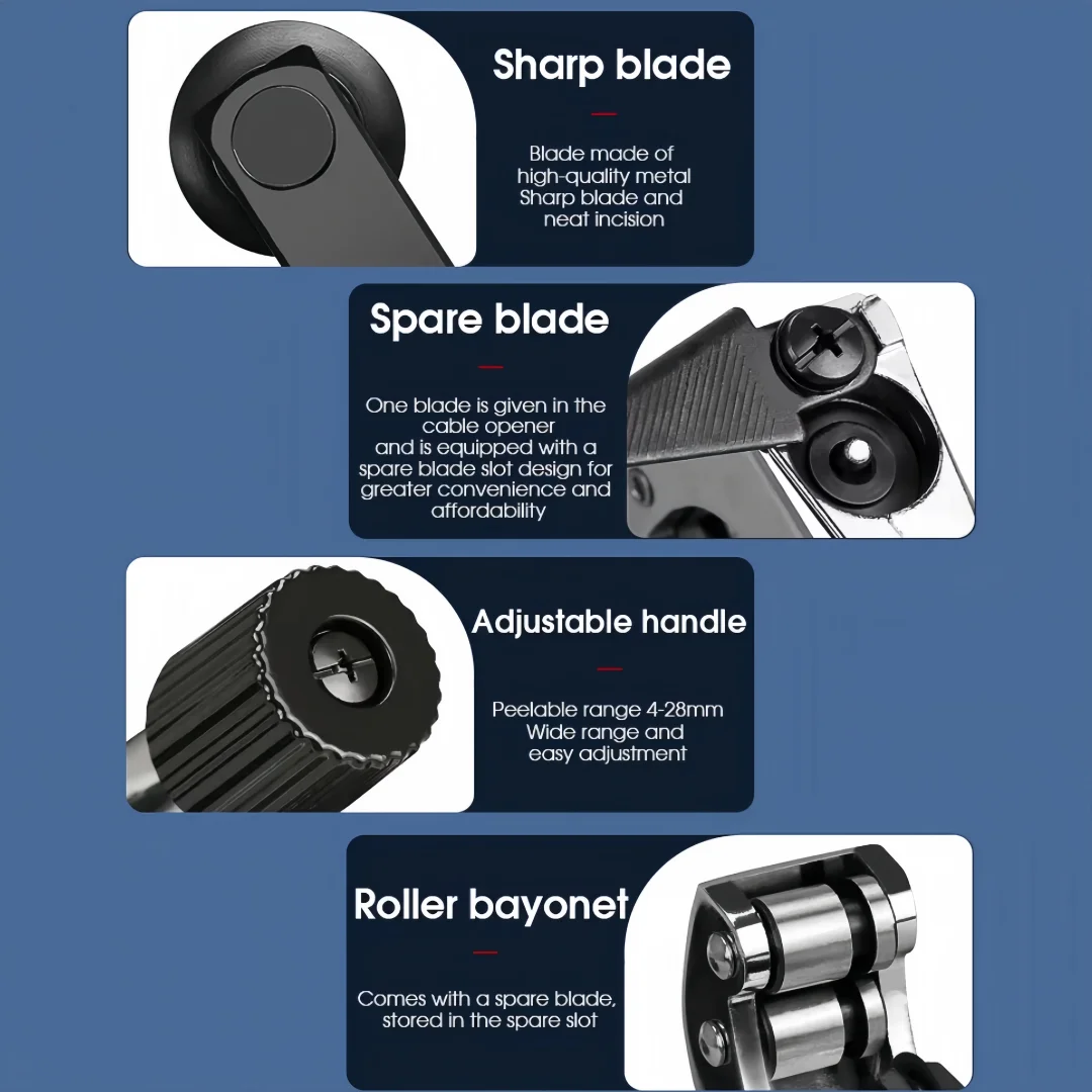 SUMMITEK 4-28 Pipe Cutter Light Zinc Alloy Metal Pipe Cutter Pipe Cutter V2 Small Copper Pipe Cutter Arrow Cutter