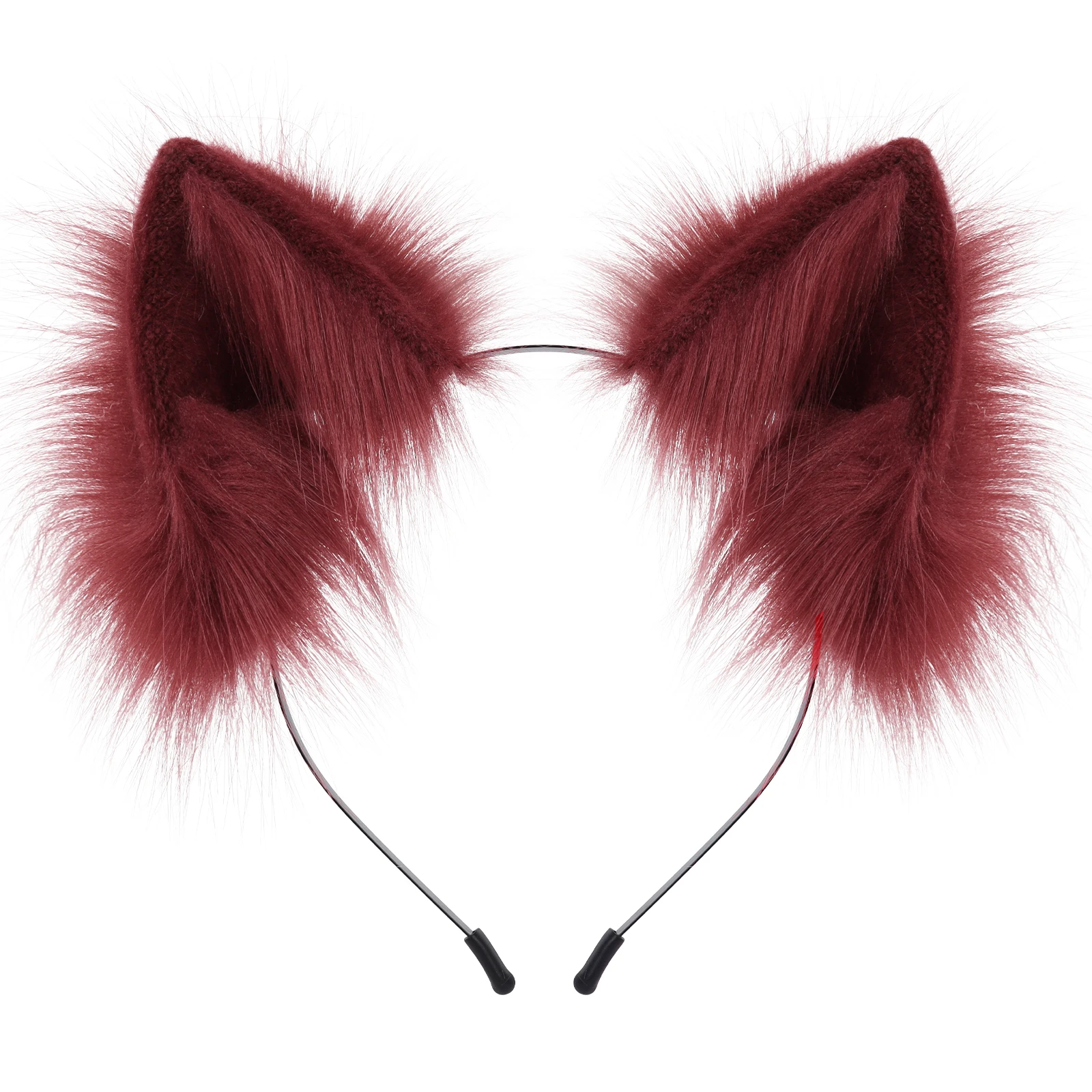 Handgemaakte namaakbont dierenoren hoofdband harige kat vos oor hairhoop hoofddeksels kostuum accessoire voor cosplay maskerade