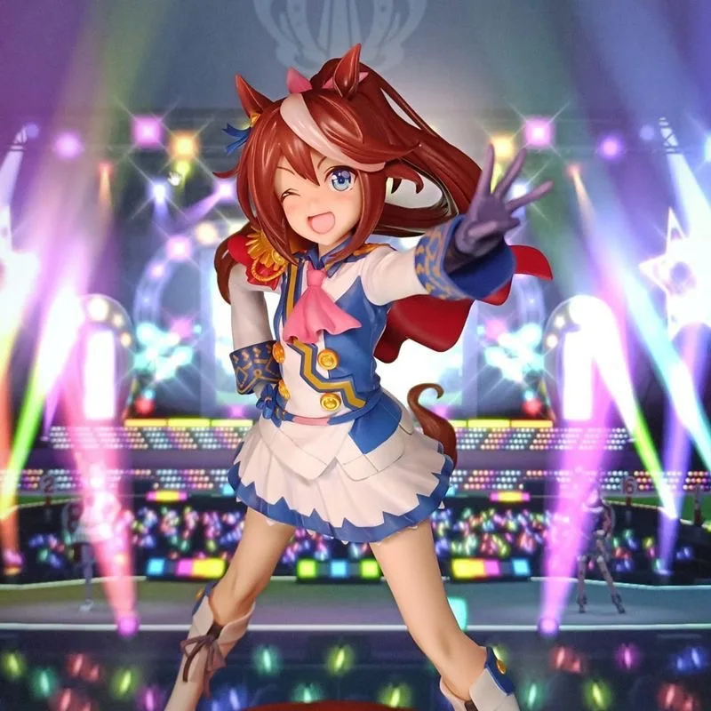 26CM 신규 애니메이션 게임 프리티 더비 토카이 테이오 귀여운 이중 표정 액션 피규어 PVC 모델 장난감 인형 장식품 선물