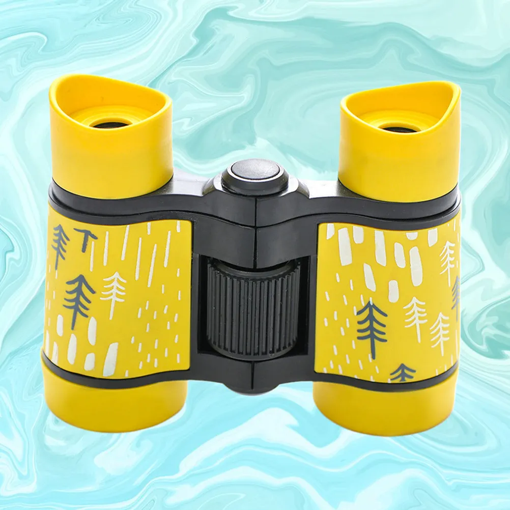 

Детский телескоп с противоскользящей ручкой для исследований природы, желтый