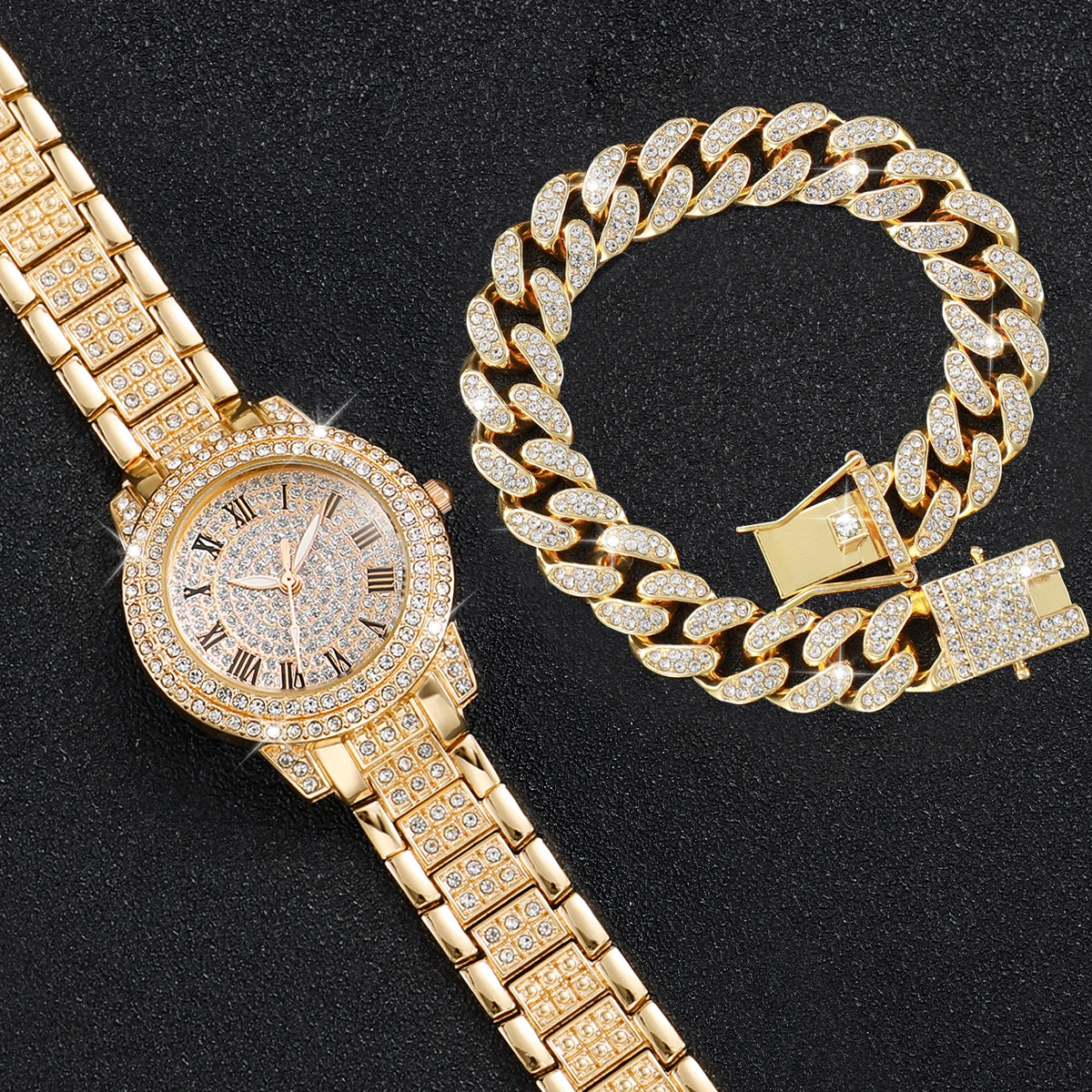ساعتان نسائيتان أنيقتان مرصعتا - مراجعة Fashion Women Watch وسعره