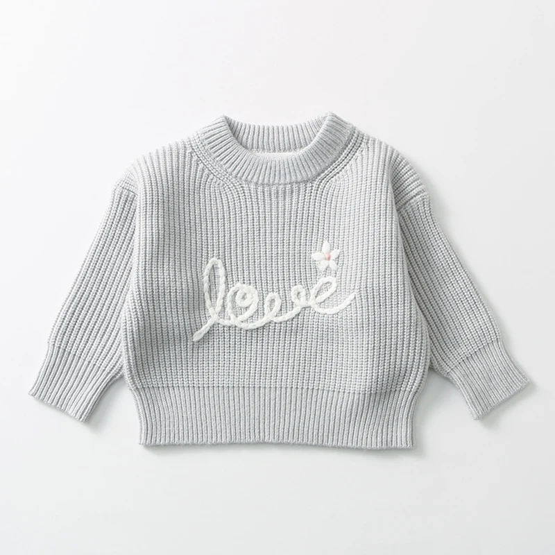 ربيع جديد 2026 سترة للأطفال حديثي الولادة من 0 إلى 3 سنوات سترة للأطفال الرضع والأولاد والبنات بأكمام طويلة سترة محبوكة ومطرزة