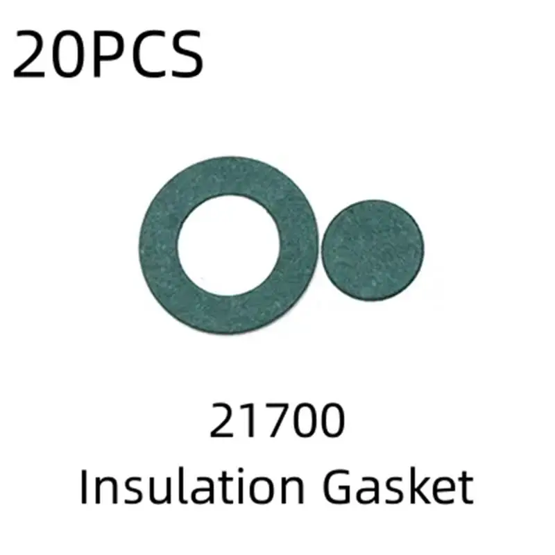 Fast Shipping NEW 20pcs Insulation Gasket 18650 21700 Li-ion Battery Pack Cell Barley Adhesive Paper Electrode Insulated Tool