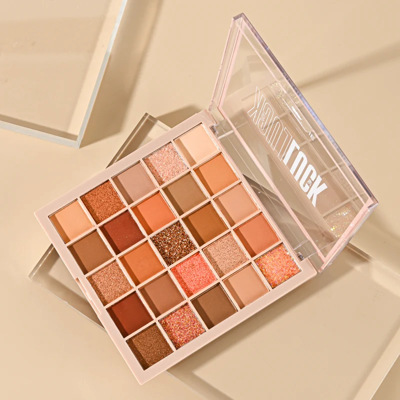 Placa de sombra de ojos de 25 colores, viento puro, baja saturación, Color mate Nueva Perla, maquillaje asequible Ins, 2024