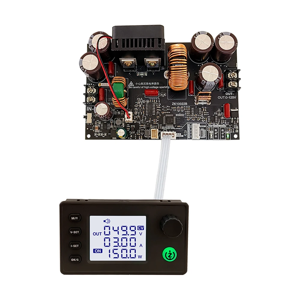 ZK-10022 DC12-140V 22A/1500W Adjustable DC Stabilized Voltage Power Supply Plate Constant Voltage and Current Step-down Module