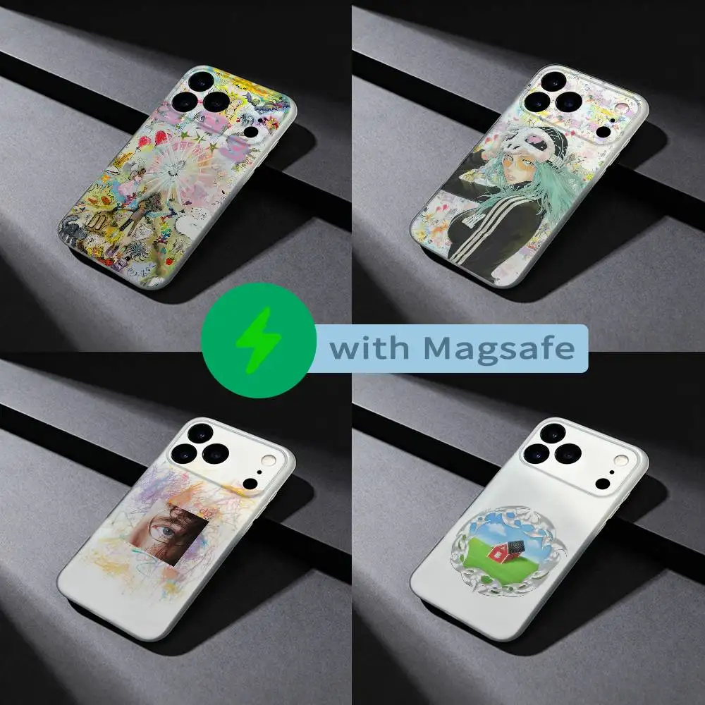 

B-Bladee Cold Visions Phone Case For iPhone 17,16,15,14,13,12,X,XS,Pro,Max,Plus,E,Air,Mini with Magsafe Magnetic Liquid TPU