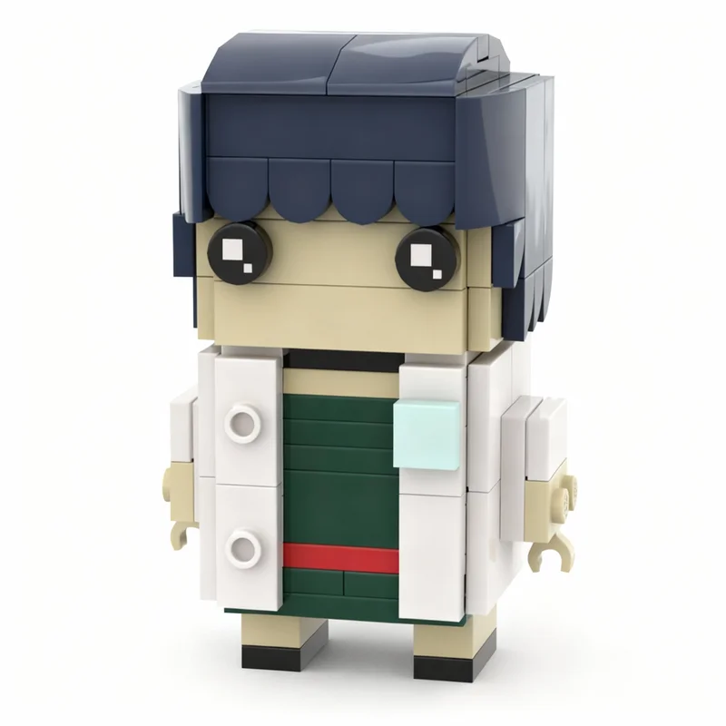 132pcs MOC Tae Takemi BrickHead Persona 5 Brickheadz Model Building Blocks Construction Toy Christmas Gifts DIY Creative Idea