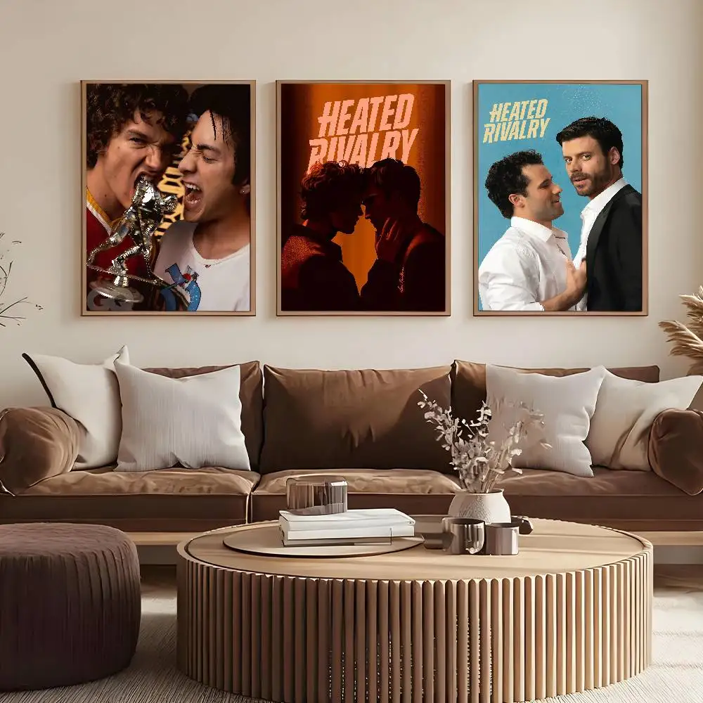 Love TV Series H-Heated R-Rivalry Poster Paintings Self Adhesive Prints Home Bedroom Living Room Decor Vintage Gift