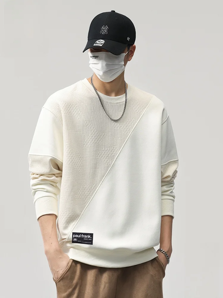

PaulFrank Long Sve Crew Ne Sweatirt Men Casual Texture Feel Comfortable Cotton Blend Fabric Autumn Faion Top