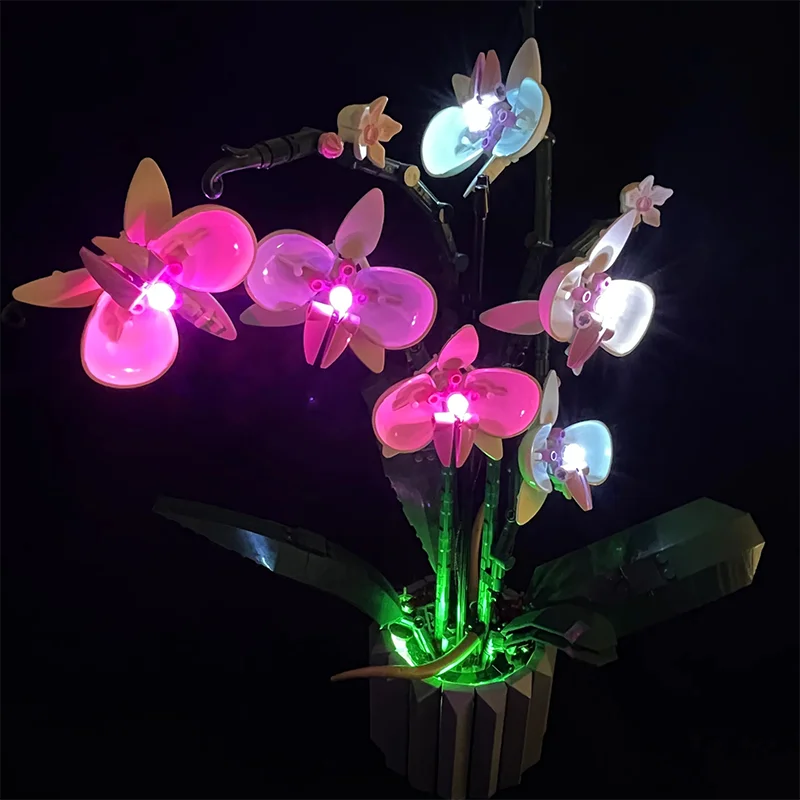 LYBMTWF LED Lighting Kit Compatible with Lego 10311 Orchid Model (NOT Include The Model Bricks)